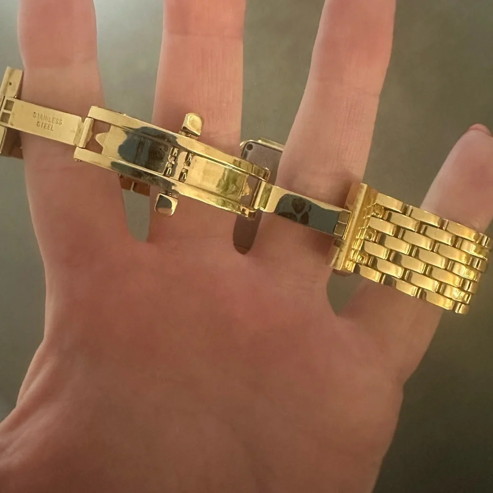 Michele Deco 18k Gold Diamond Watch